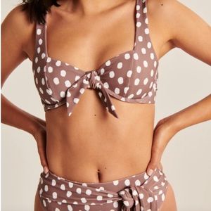 Polka dot bikini set- Abercrombie